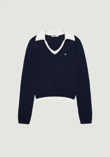 [ 새상품 미사용 ] grove 네이비 V넥 스웨터 프리 사이즈