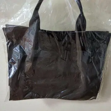 패밀리아 미사용 새상품 블랙 토트백 약 36 x 41 x 15cm