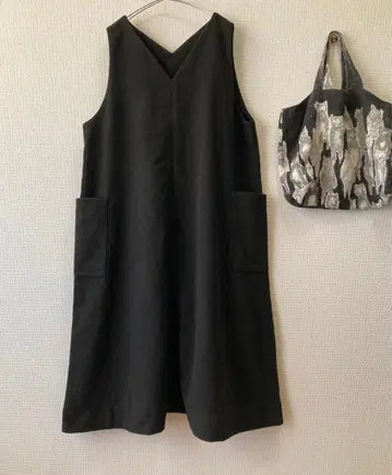 새상품 HIYORI 히요리 울 혼방 점퍼 스커트 살로펫 스커트