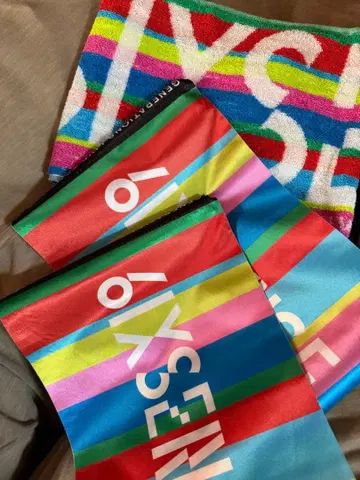 GENERATIONS 6IX COLORS 플래그 2개 타월