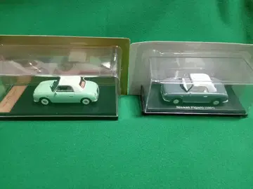 미사용 1/43 Nissan Figaro (1991) 미니카 2대 세트