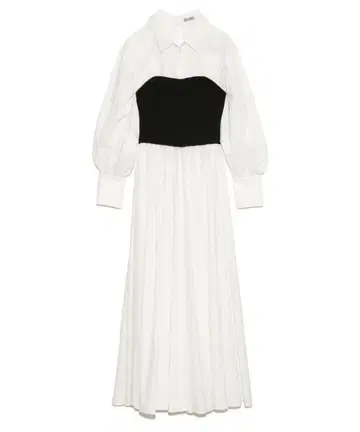 [ 정가 70% 오프 ] SNIDEL 니트 뷔스티에 볼륨 원피스