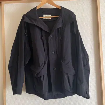 주카 후드 부착 자켓 다크 네이비