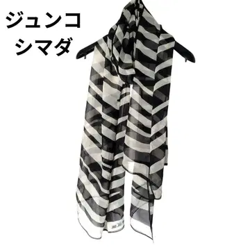 준코 시마다 스트라이프 머플러 숄 스톨