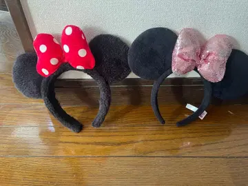 디즈니 미니 마우스 귀 머리띠 2세트