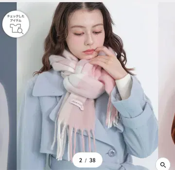 [새상품] 블록 체크 스톨 JILL by JILL STUART