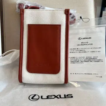 미사용 새상품 렉서스 포쉐트 에시컬 캔버스 LEXUS