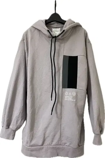 SHAREEF 그레이 후드티