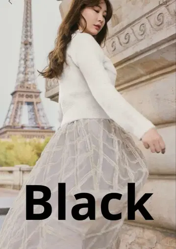 Carre Twinkle Tulle Skirt Black