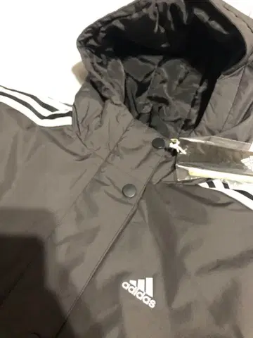 adidas 그레이 롱 코트 S 벤치 코트