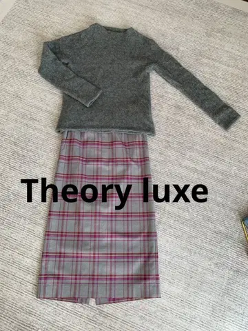 새상품급 띠어리 럭스 그레이 니트 38