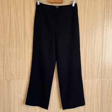 띠어리 미국제 와이드 팬츠 블랙 사이즈 P