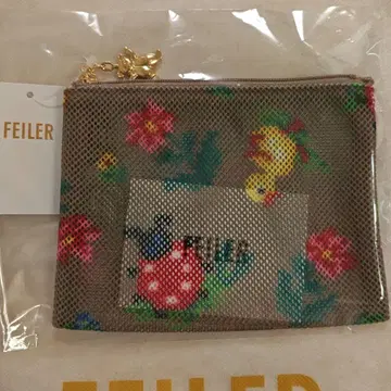 페이러 하이디 메쉬 파우치 베이지 미니