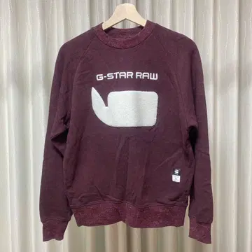 G-STAR RAW 버건디 트레이닝복