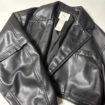 가죽 자켓 블랙 아메리빈티지