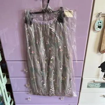 프랑슈리페 가든 롱 샤샤 스커트 그레이