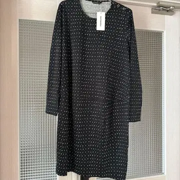 marimekko 무이야 긴팔 무릎 기장 원피스