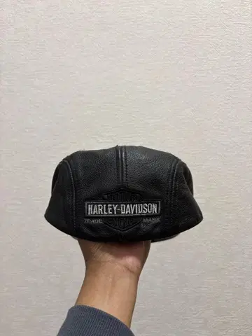 HARLEY-DAVIDSON 가죽 헌팅 블랙
