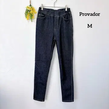 프로바돌 데님풍 속기모 스트레치 팬츠 M 릴랙스 캐주얼