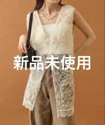 mystic 샤기 레이스 탱크 튜닉