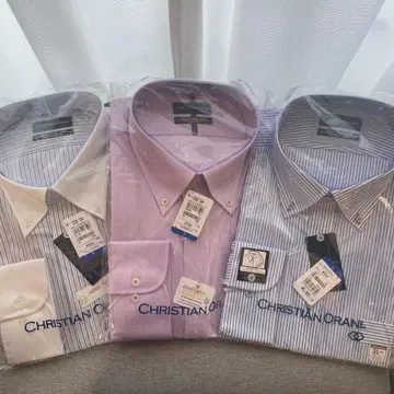 CHRISTIAN ORANI 긴팔 와이셔츠 비즈니스 셔츠 3L 세트