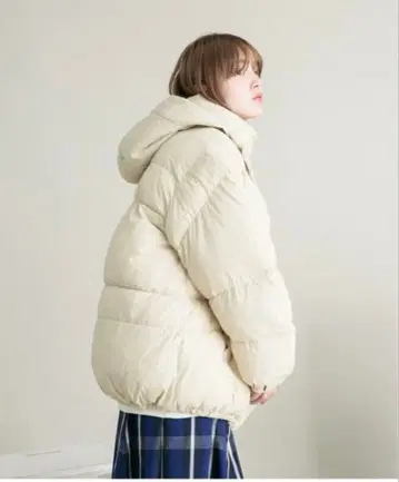 커브 슬리브 볼륨 패딩 자켓 KBF