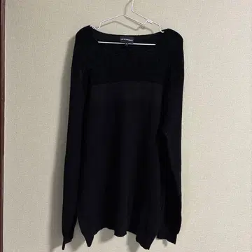 EMPORIO ARMANI 블랙 니트 XXL