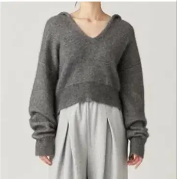 FRAY.I.D 숏 니트 후디