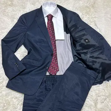 SUIT SELECT 데님풍 셋업 AB6 네이비 캐주얼에도