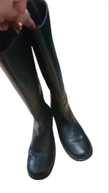 빅 사이즈 롱 부츠 라운드 백 지퍼 통 입구 40 정도 12월 16일까지