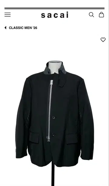 sacai 수트 자켓 상태 좋음 사카이 테일러드 자켓