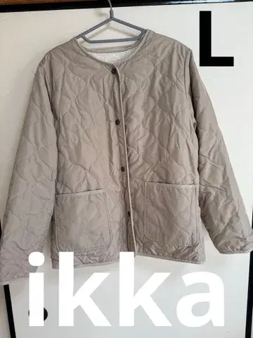 ikka 퀼팅 보아 블루종 자켓 리버서블 2WAY L 사이즈
