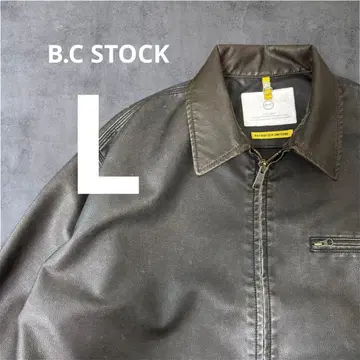 완판템!! [ B.CSTOCK ] 페이드 가공 인조 가죽 블루종/블랙/L