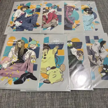 최유기 x 산리오 캐릭터즈 클리어 파일 전 8종 세트 A5 사이즈