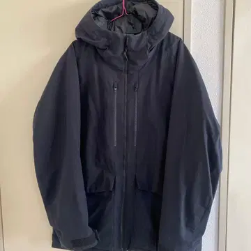 유니클로 하이브리드 다운 아우터 XL 블랙