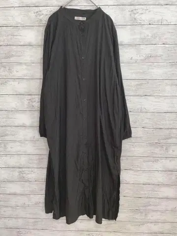 [ &.Nostalgia ] 원피스 노카라 블랙 ( M ) 루즈핏