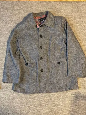 Notarul Basic 그레이 체크 무늬 M 자켓