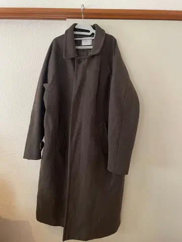 다크 브라운 롱 코트