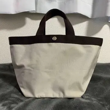 에르베샤 펠리에 토트백 M 707C 마스티크 x 모카 보트형