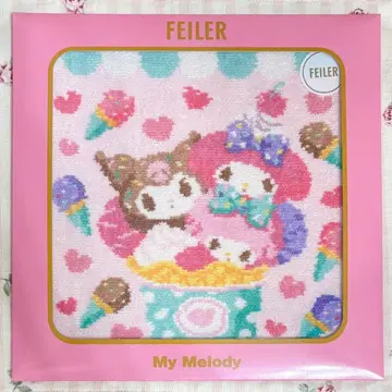 산리오 FEILER 마이멜로디 쿠로미 마이 스위트 피아노 손수건