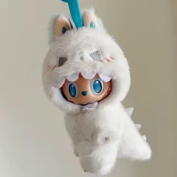 러브부용 옷 갈아입기 화이트 공룡