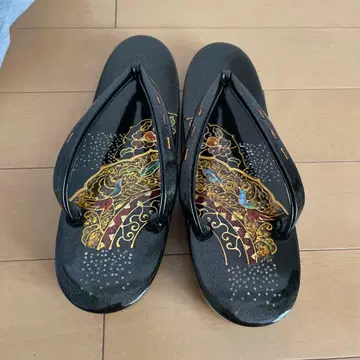 일본 나막신 일본 의류 골동품 쇼와 레트로