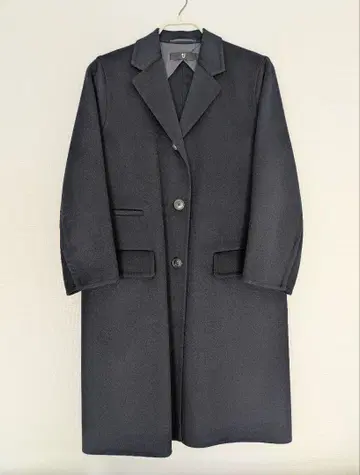 유니클로 질 샌더 캐시미어 블렌드 코트 네이비