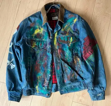 80's 빈티지 에디 바우어 데님 재킷