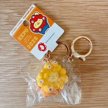 미야쿠미야쿠 산리오 최애 컬러 폼폼푸딩 키링