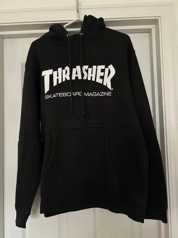 THRASHER 트레셔 블랙 후드티 후디