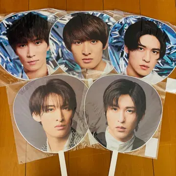 Snow Man 부채 세트