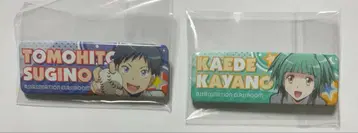 암살교실 롱 캔뱃지 스기노 히로토모 치노 카에데