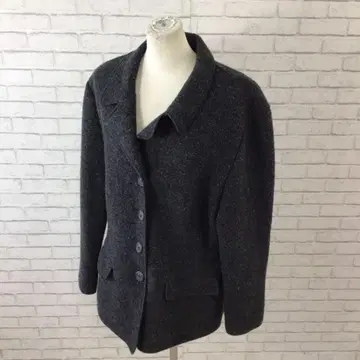 12.1 h980 가이거 롱 코트 L 구제 의류 울 100%