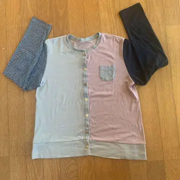 파누 티셔츠 가디건